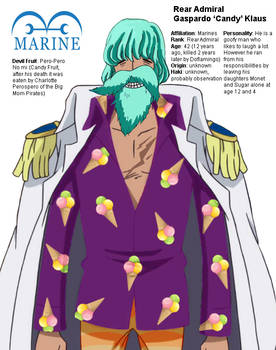 rear admiral Gaspardo 'Candy' Klaus