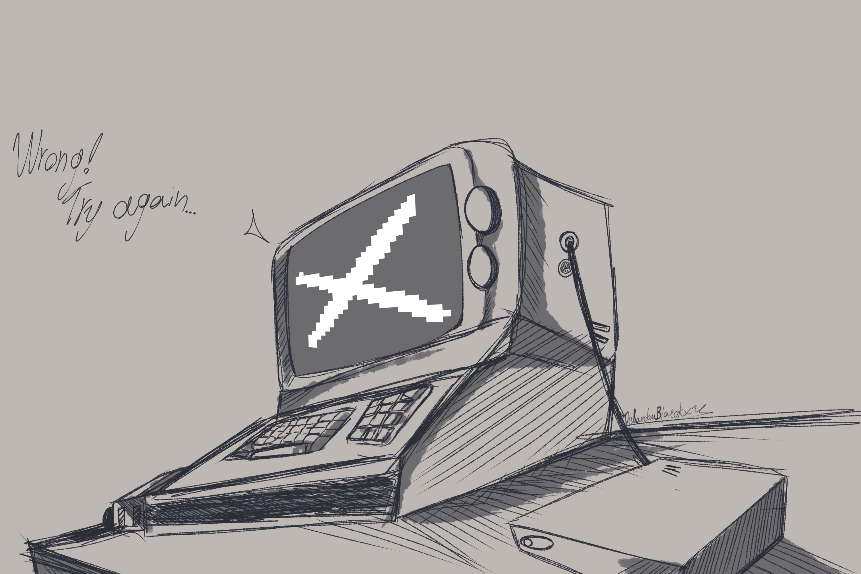 SCP 079 The Old AI FANART by TheRandomBlaeckxy on DeviantArt