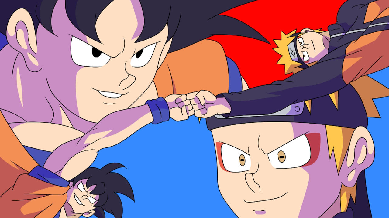 NARUTO VS GOKU by kish95 on DeviantArt