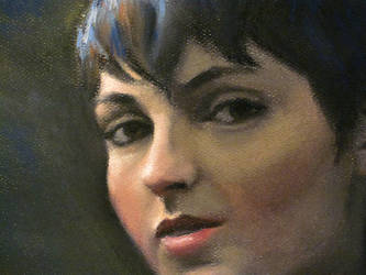 Study in Orange and Blue - detail
