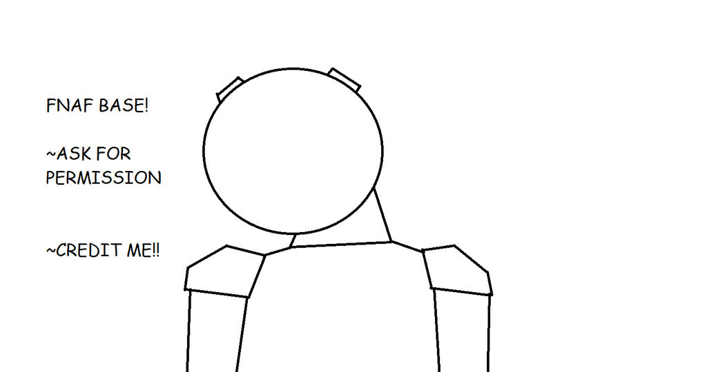 Fnaf Model Base Design Fnaf Base by ToybonniethePuppet on DeviantArt