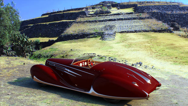 Delahaye Cuicuilco  RearView V002