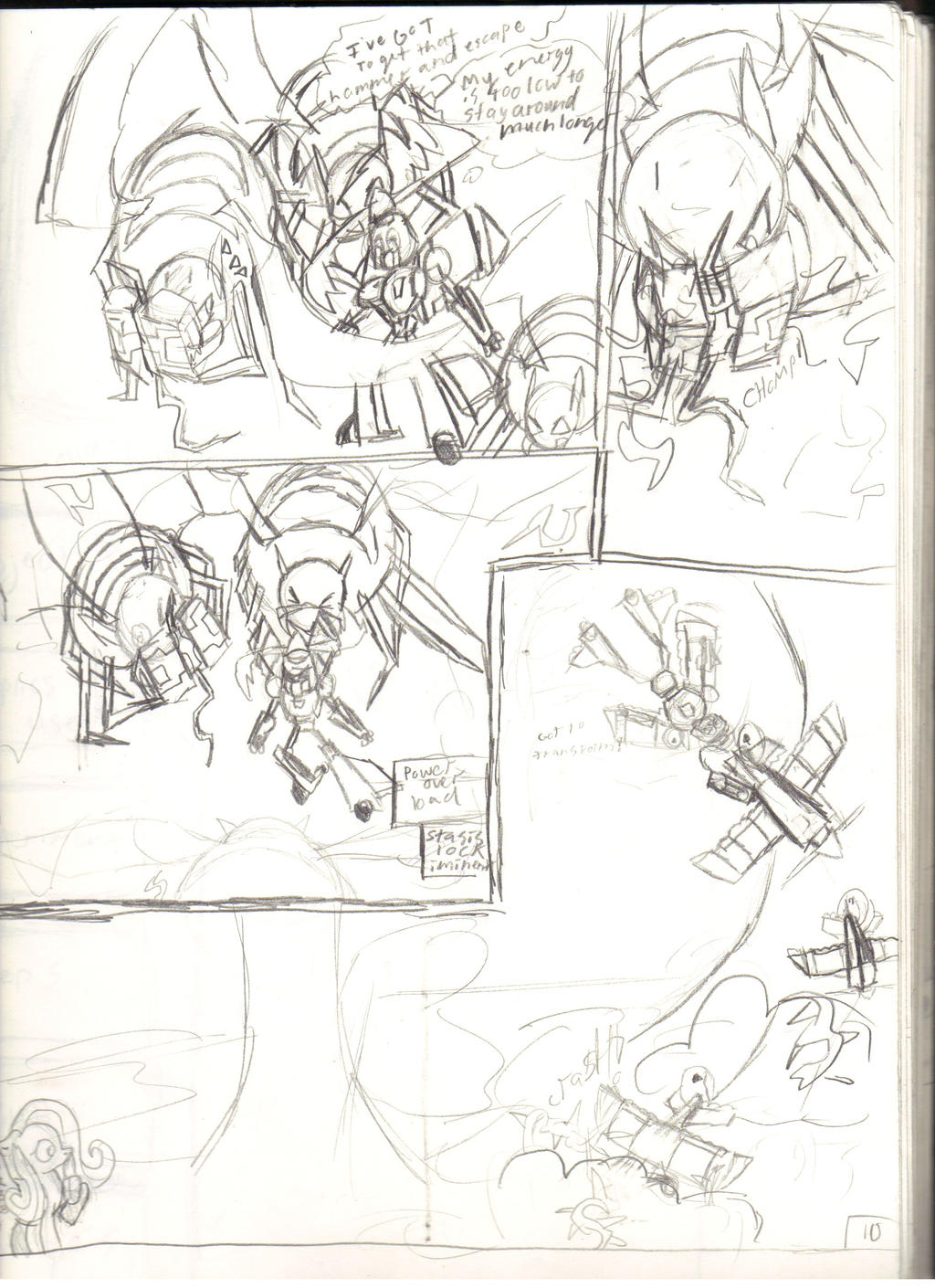 A Guardian's Story Adventures 1 Page 10 Sketch