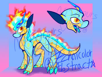 Bluefire dragon