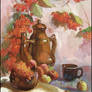 STILL-LIFE WITH ROWAN BERRIES