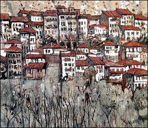 VELIKO TARNOVO: HOUSES ON THE BANK