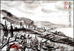 CHINESE-STYLE CRIMEAN LANDSCAPE by Badusev