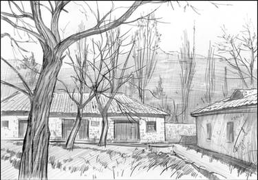 KAROLINOVKA (EN-PLEIN-AIR SKETCH)