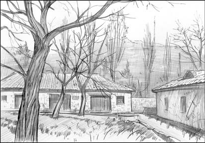 KAROLINOVKA (EN-PLEIN-AIR SKETCH)