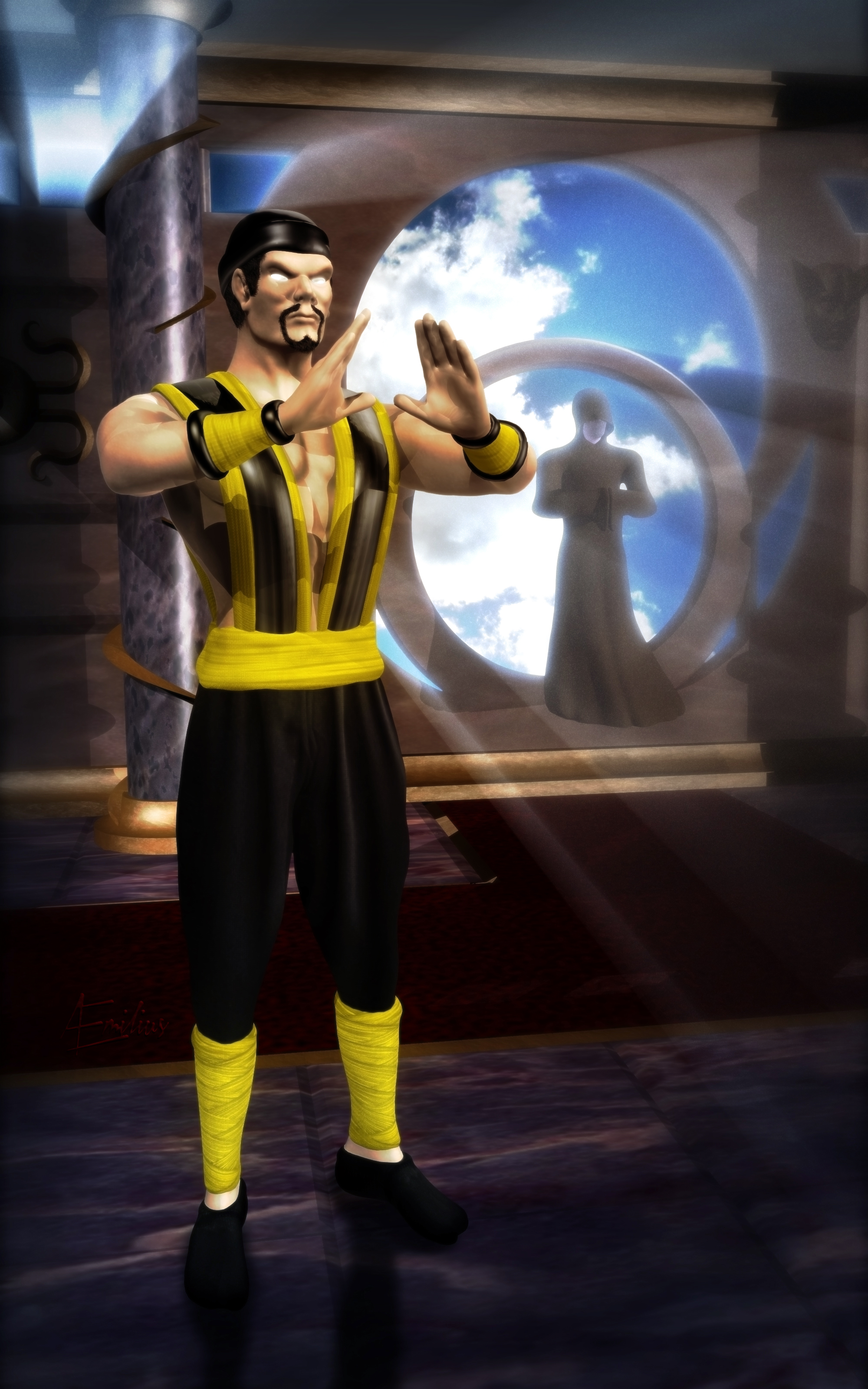 Shang Tsung Mk3 Sitting Animation by mkfreak89 on DeviantArt