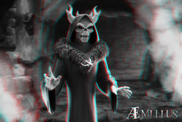 Horned King (anaglyph)