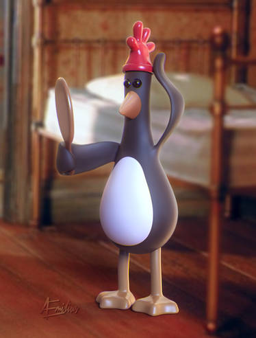 Feathers McGraw - resin figure by Wallo2 on DeviantArt