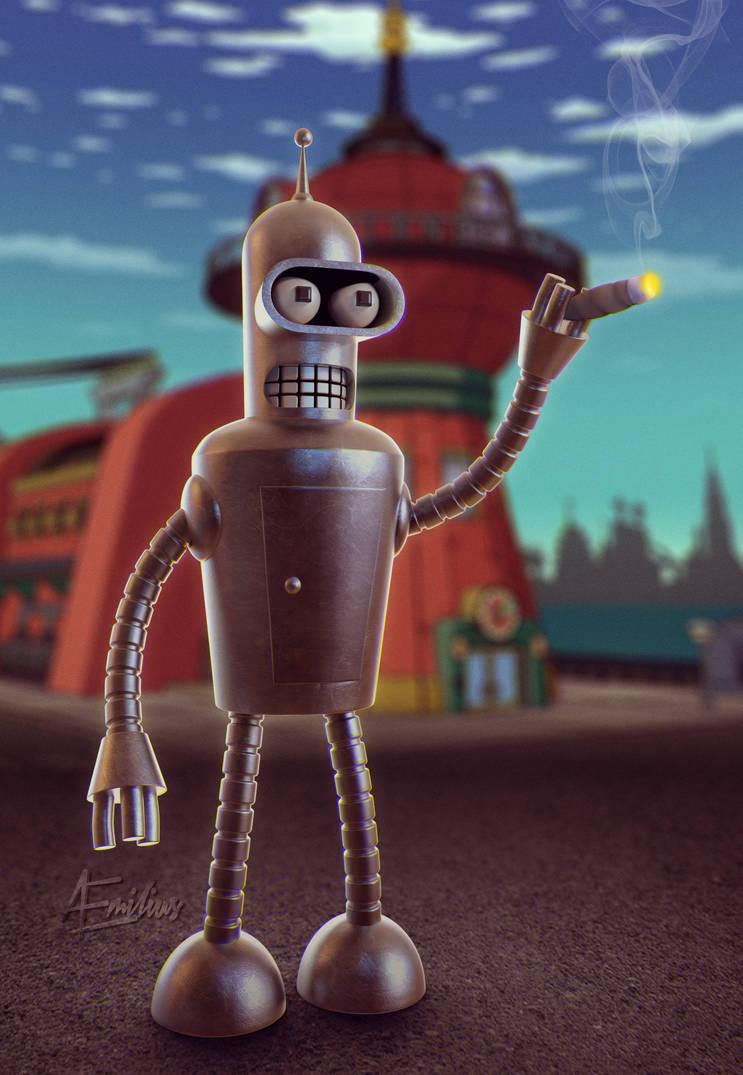 Deviantart Bender Bender (Daily Challenge 2019, Day 18) by AEmiliusLives on DeviantArt