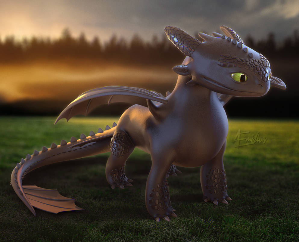 Toothless by AEmiliusLives on DeviantArt