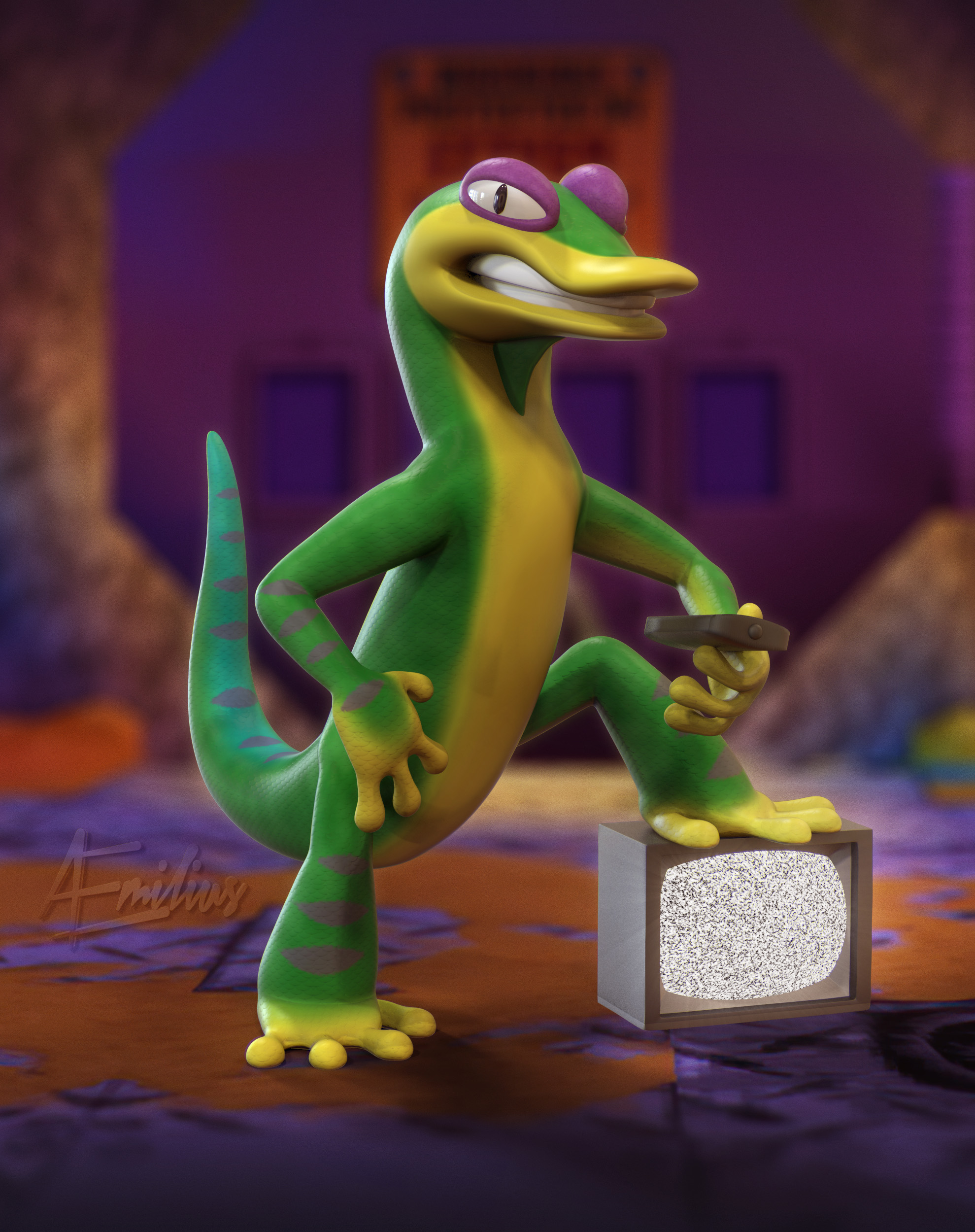 Gex by AEmiliusLives on DeviantArt