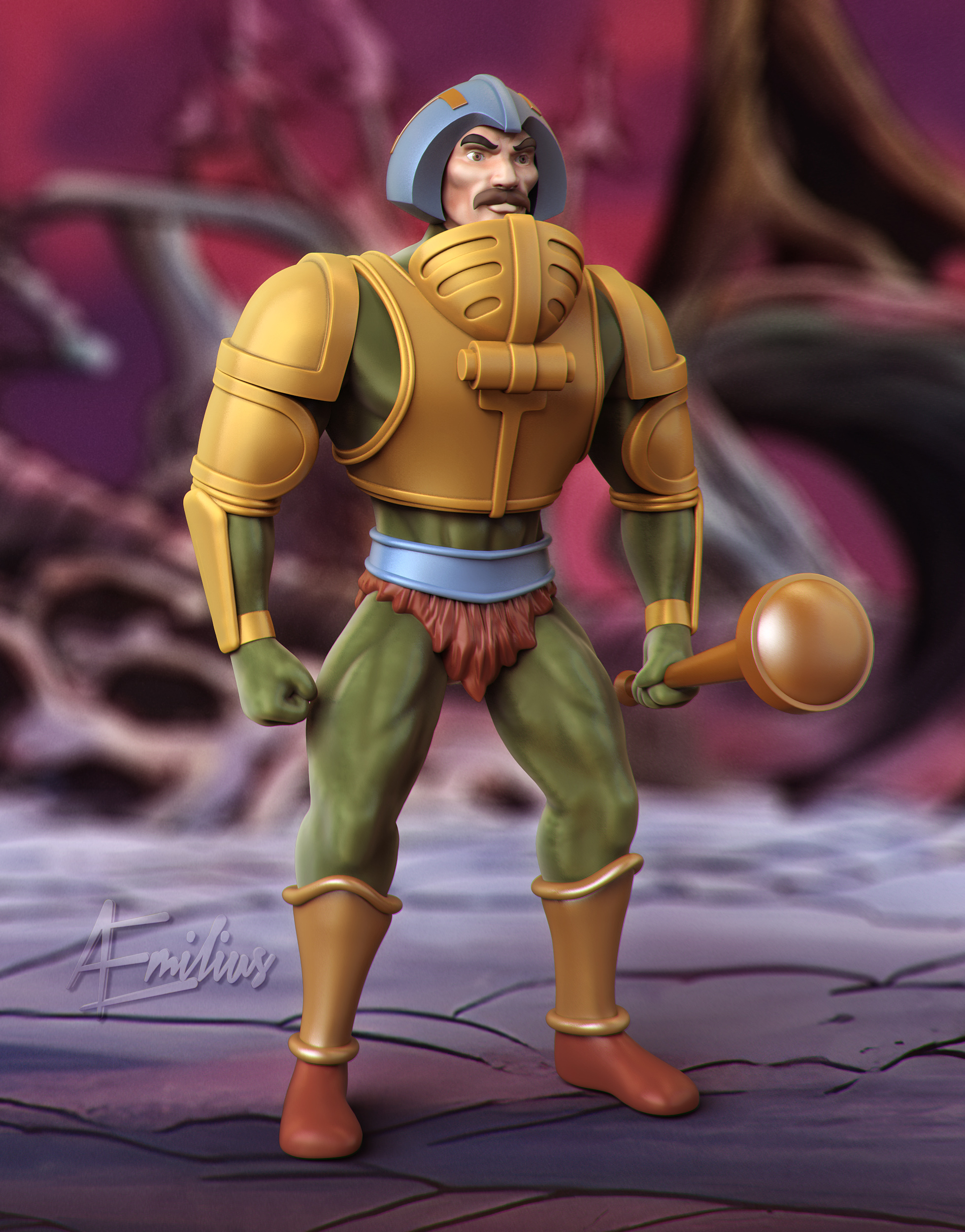 He-Smurf (Masters of the Universe) Custom Action Figure