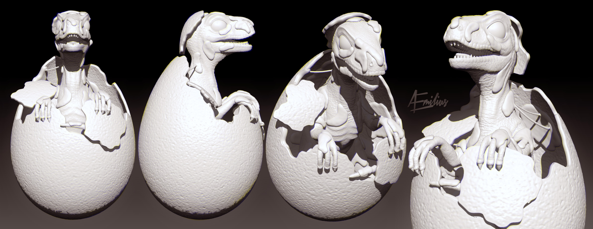 Astro Raptor Raptor Hatchling by AEmiliusLives on DeviantArt