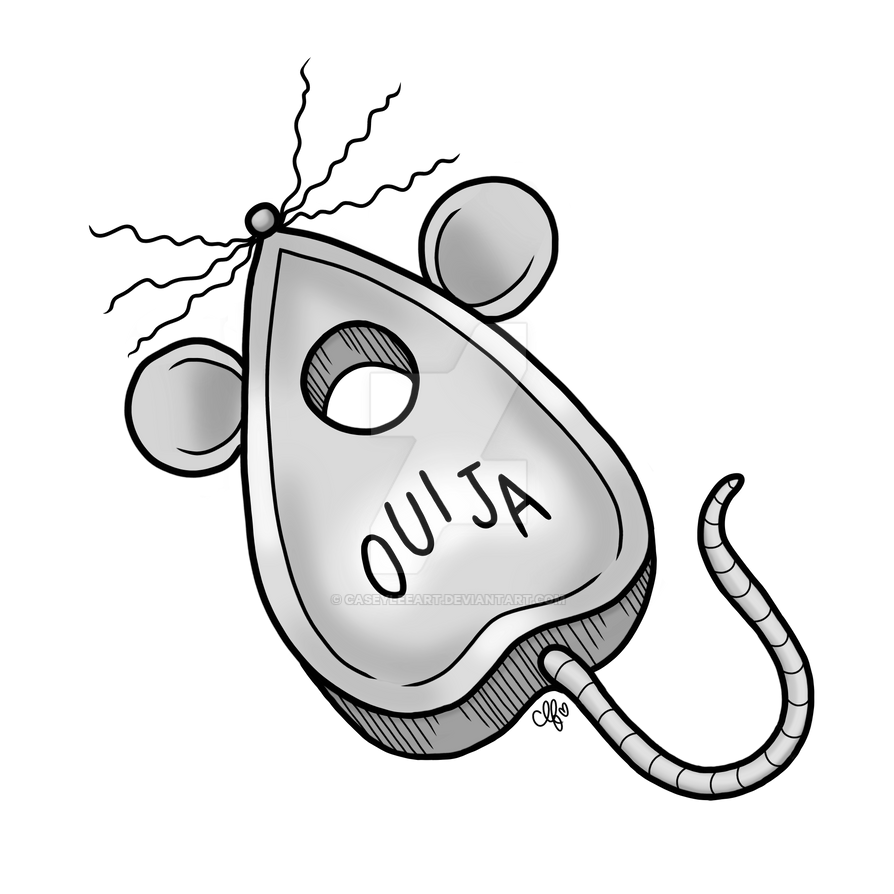 Mouse Planchette - Greyscale by caseyleeart on DeviantArt
