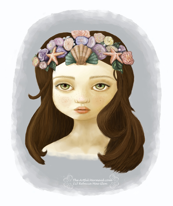 Seaflower Crown Gray Girl