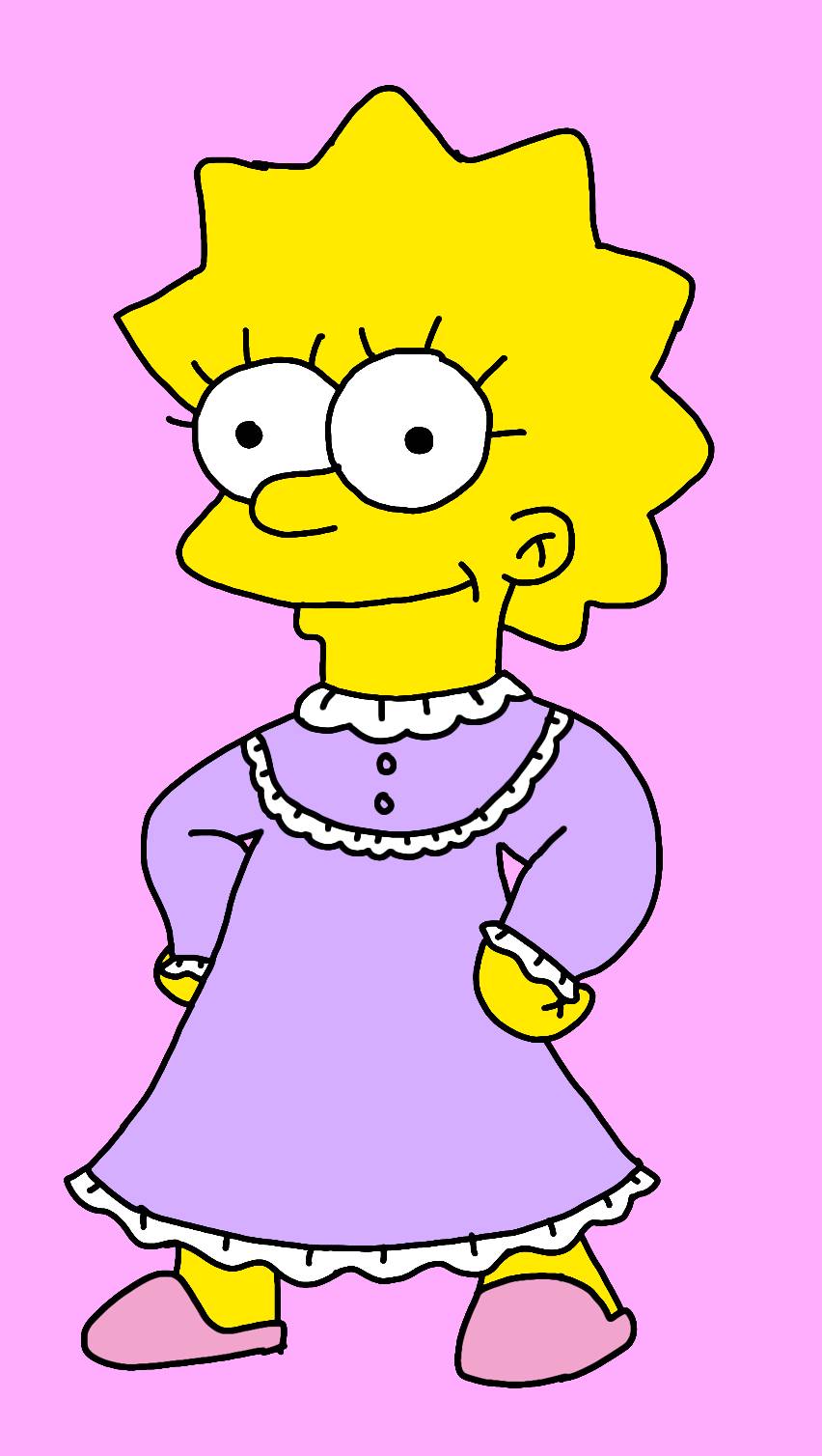 lisa simpson purple dress The Simpsons - Broadway legend Laney Fontaine invites Lisa to perform with her on stage this Sunday on an all-new episode of The Simpsons!