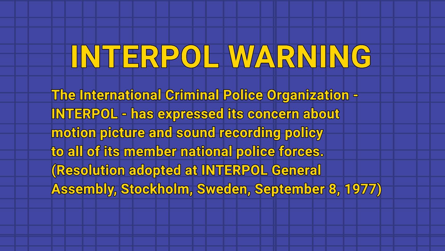 INTERPOL WARNING SCREEN (REMAKE) by KingofAmericanArgent on DeviantArt