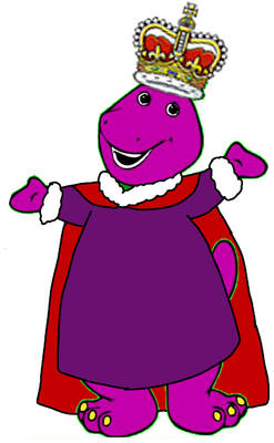 Request - Barney Dressed like a King