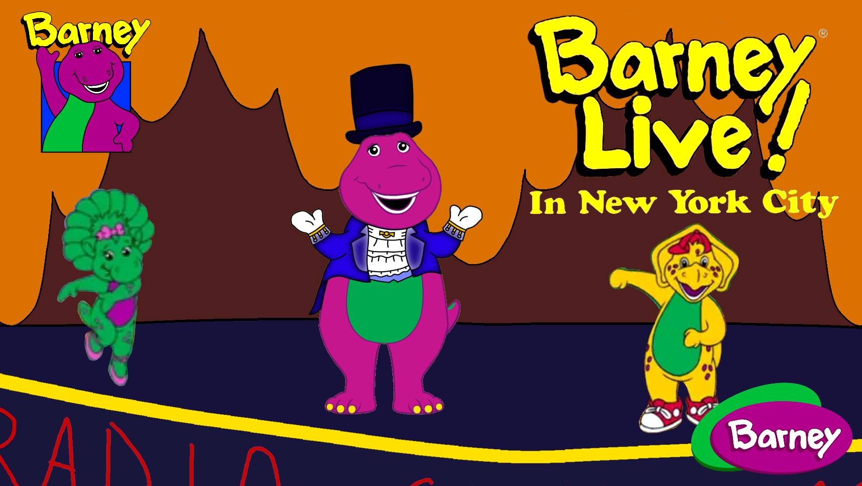 Barney Live in New York City - Poster by KingofAmericanArgent on DeviantArt