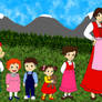 Ghibli Trapp Family Cosplay
