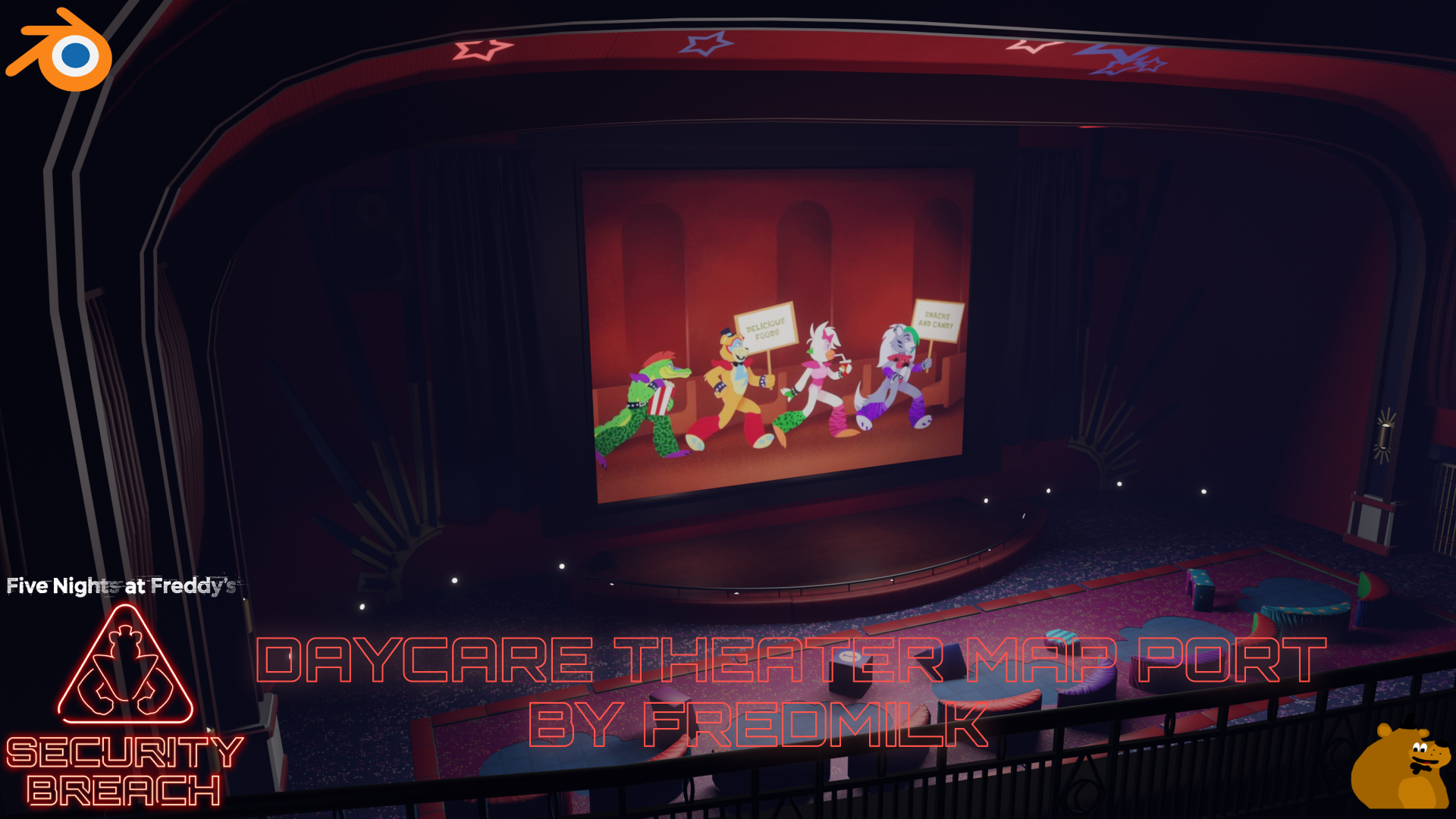 FNAF SB: Daycare Theater Map Port by fredmilk on DeviantArt