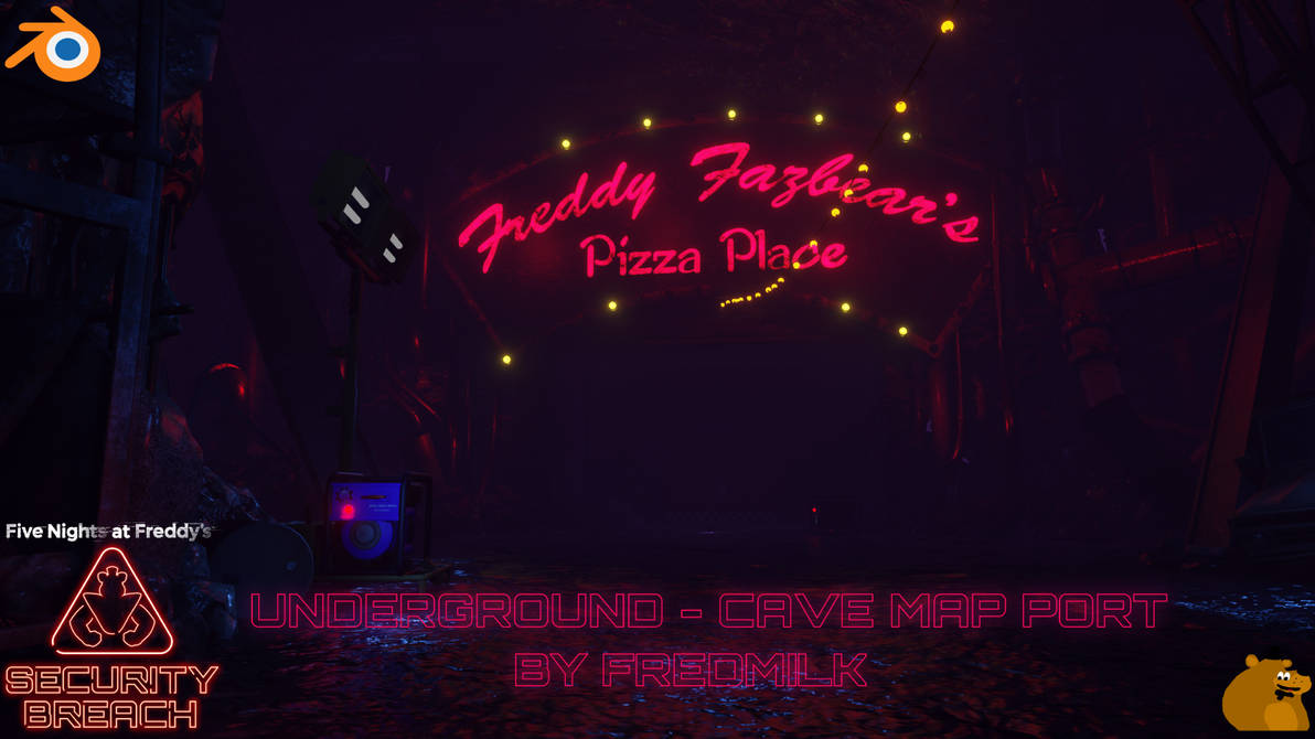 FNAF SB: Underground - Cave Map Port by fredmilk on DeviantArt