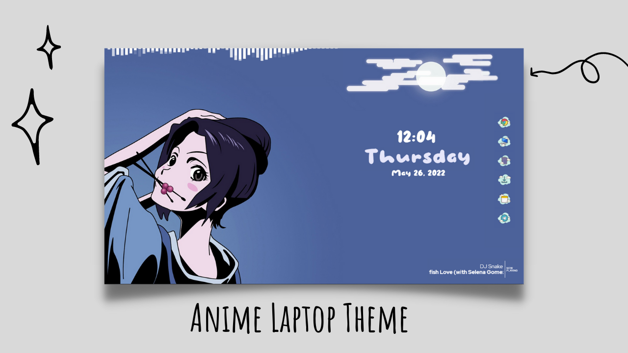 Japanese woman desktop theme rainmeter window 10 by KiyoshiNotebook on ...