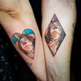 Kinky couple tattoo
