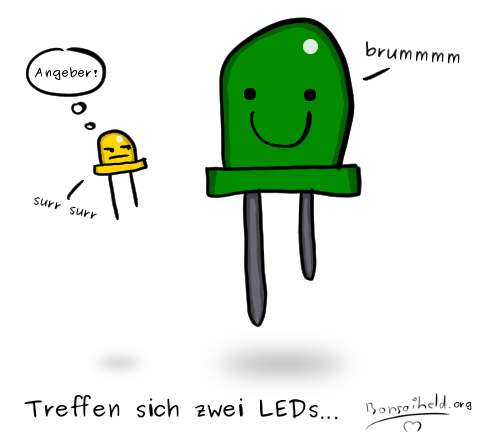 Treffen sich zwei LEDs...