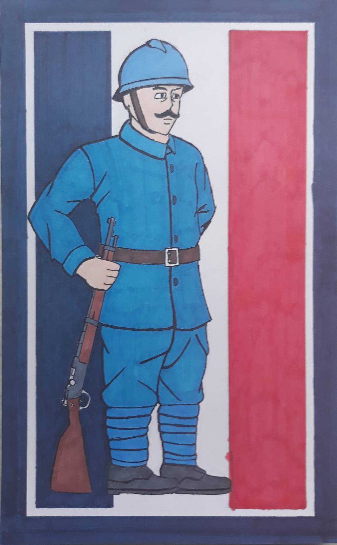 World War 1 French Rifleman by Vergangenheit580 on DeviantArt