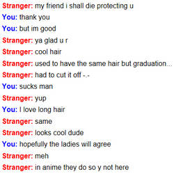 Met a cool guy on omegle haha