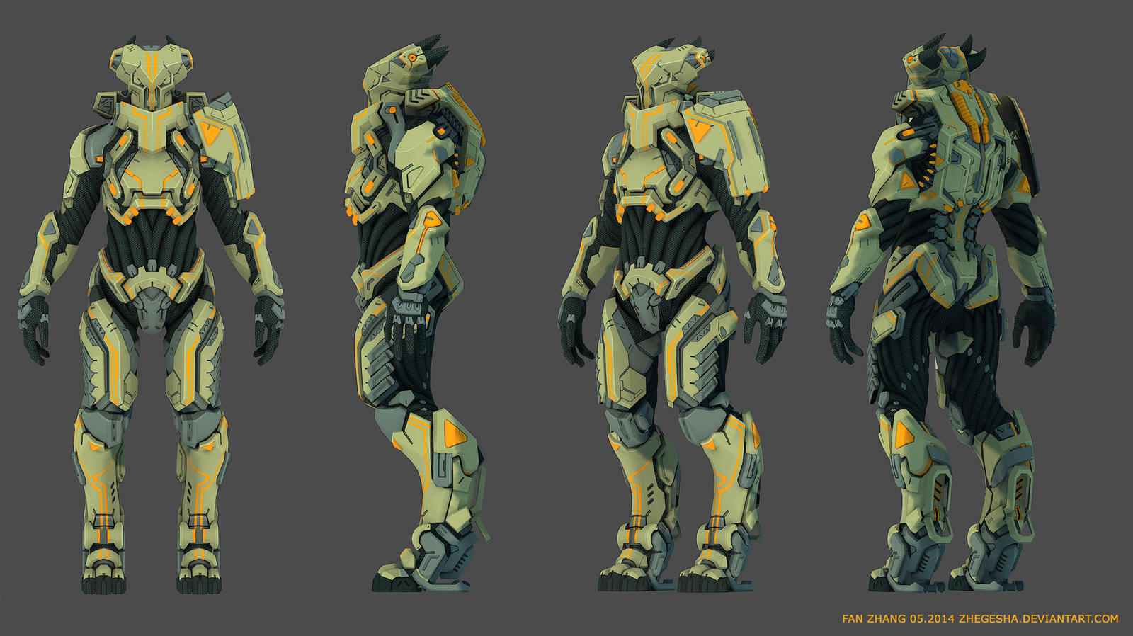 Pilot Armor Deviantart Alien Pilot Armor 3D by icedestroyer on DeviantArt