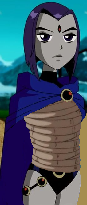 Raven Tied Up by MegaVenusaur on DeviantArt