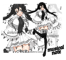 ADOPTABLE AUCTION [closed] MUSICAL NOTE