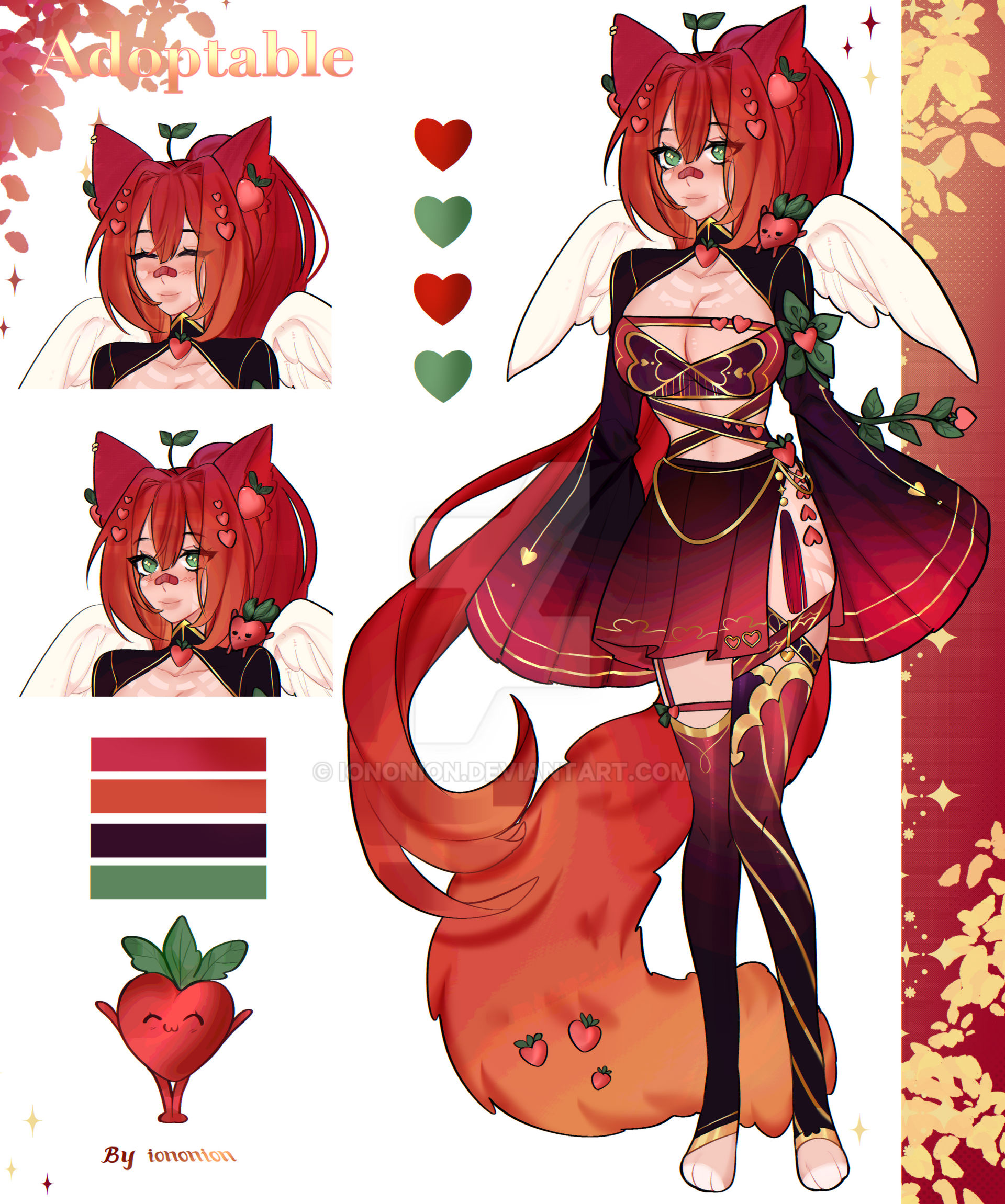 Set Price Adoptable OPEN Strawberry Idol Chan By Iononion On DeviantArt set-price-adoptable-open-strawberry-idol-chan-by-iononion-on-deviantart