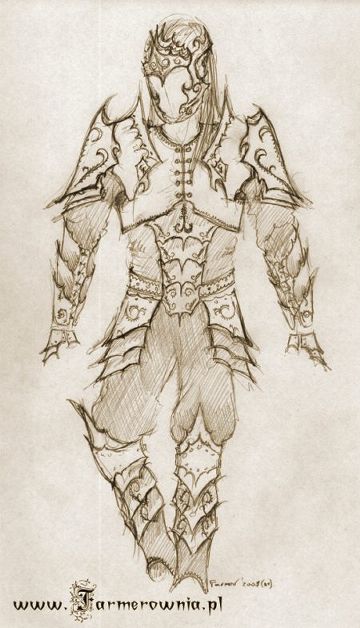 Drow Armor sketch