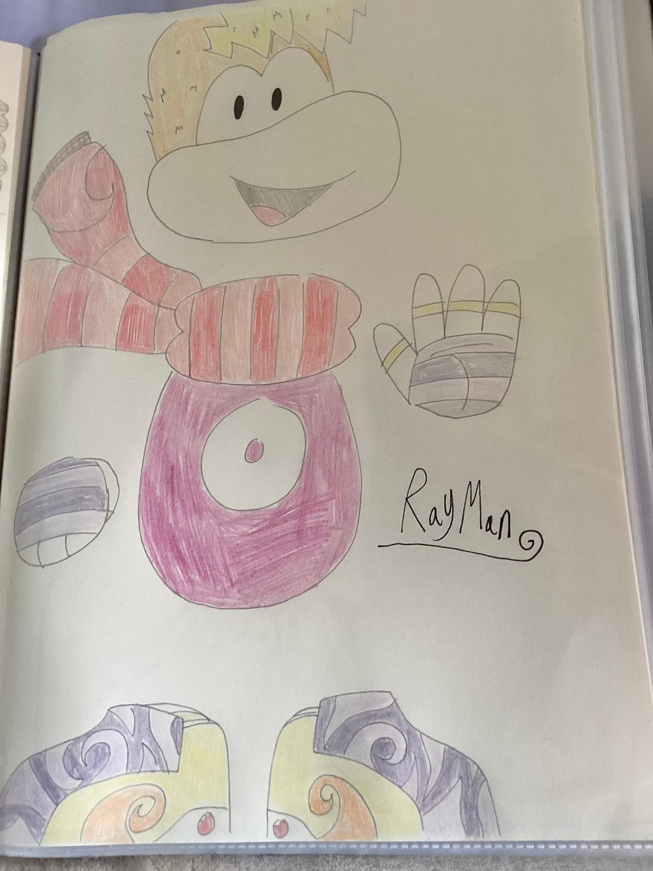 Rayman (full body) by lasergumtree1997 on DeviantArt