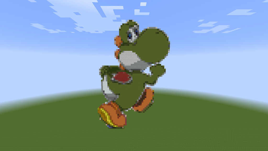 Minecraft Pixel - Yoshi (SSB4 Vers.)