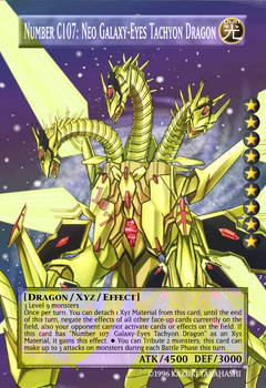 Number C107 Neo Galaxy-Eyes Tachyon Dragon (Orica)