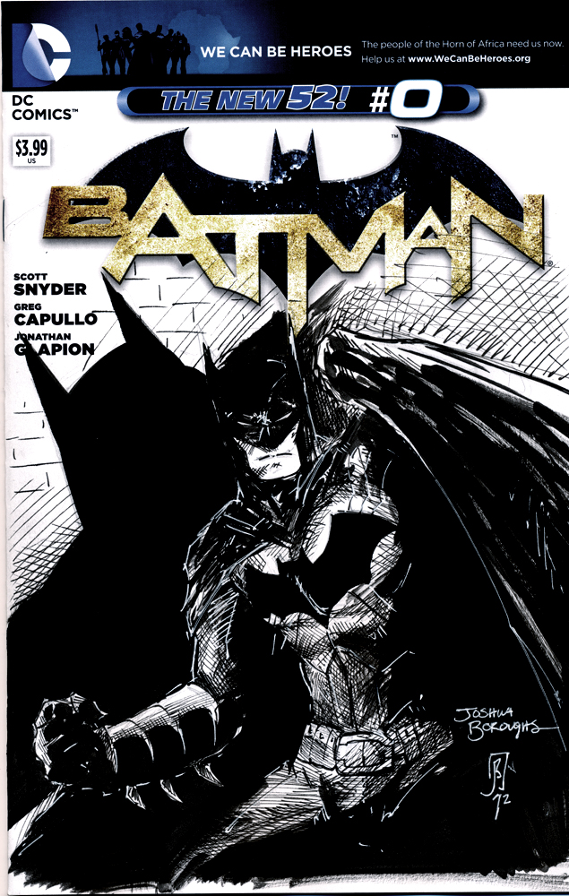 batman #0 sketch cover