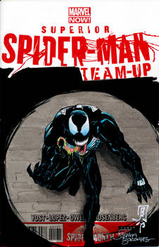 Superior Spiderman team-up 1 sketch cover- Venom