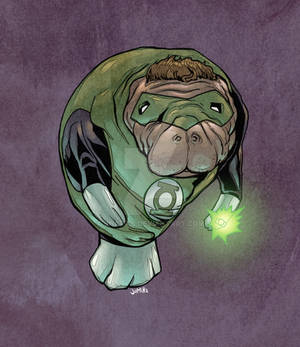 Green Lantern Manatee