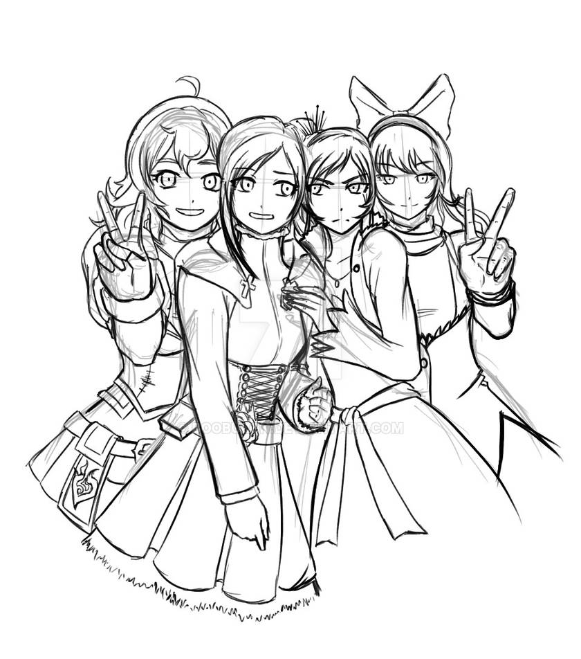 Drawling Rwby Rwby- SKETCH by Boobulon on DeviantArt