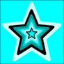 Teal.Cyan.Black STARS STARS