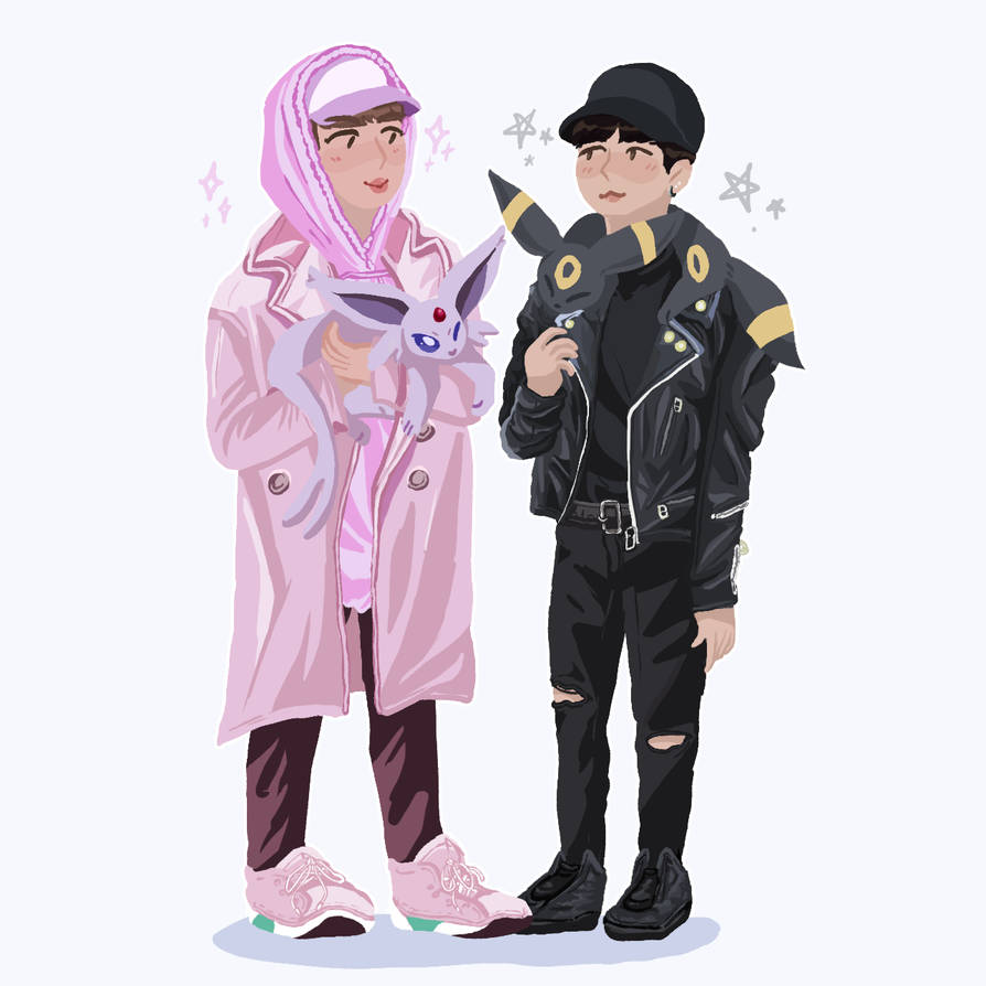 yoonjin but they got pokemon by ThatCreativeCat