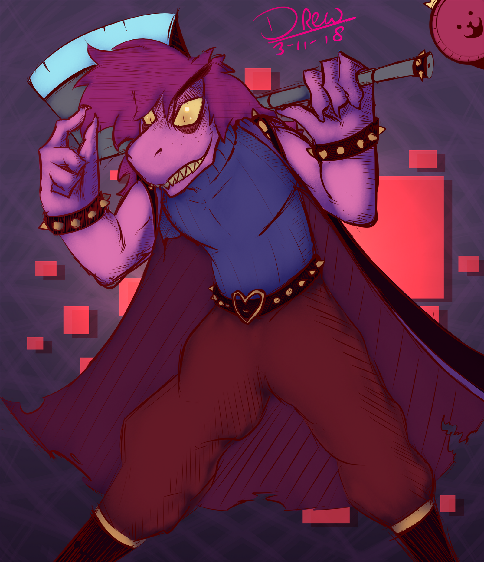 Susie deltarune By Drewcake DA On DeviantArt susie-deltarune-by-drewcake-da-on-deviantart